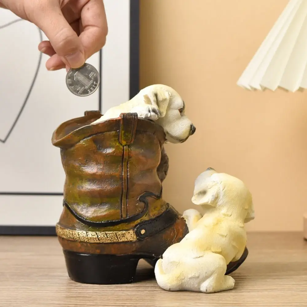 Savings Tank Dog Piggy Bank Large Capacity Openable Animal Saving Box Decorative Cartoon Zodiac Dog Ornaments Kid Toy