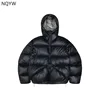 STU High Quality Down Suit Men's Solid Color Versatile Zipper Jacket Winter High Fluffy Women's Casual Hooded Short Loose Coat 3