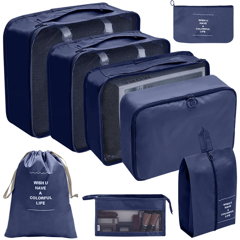 8Pcs set Large Capacity Luggage Storage Bags For Packing Cube