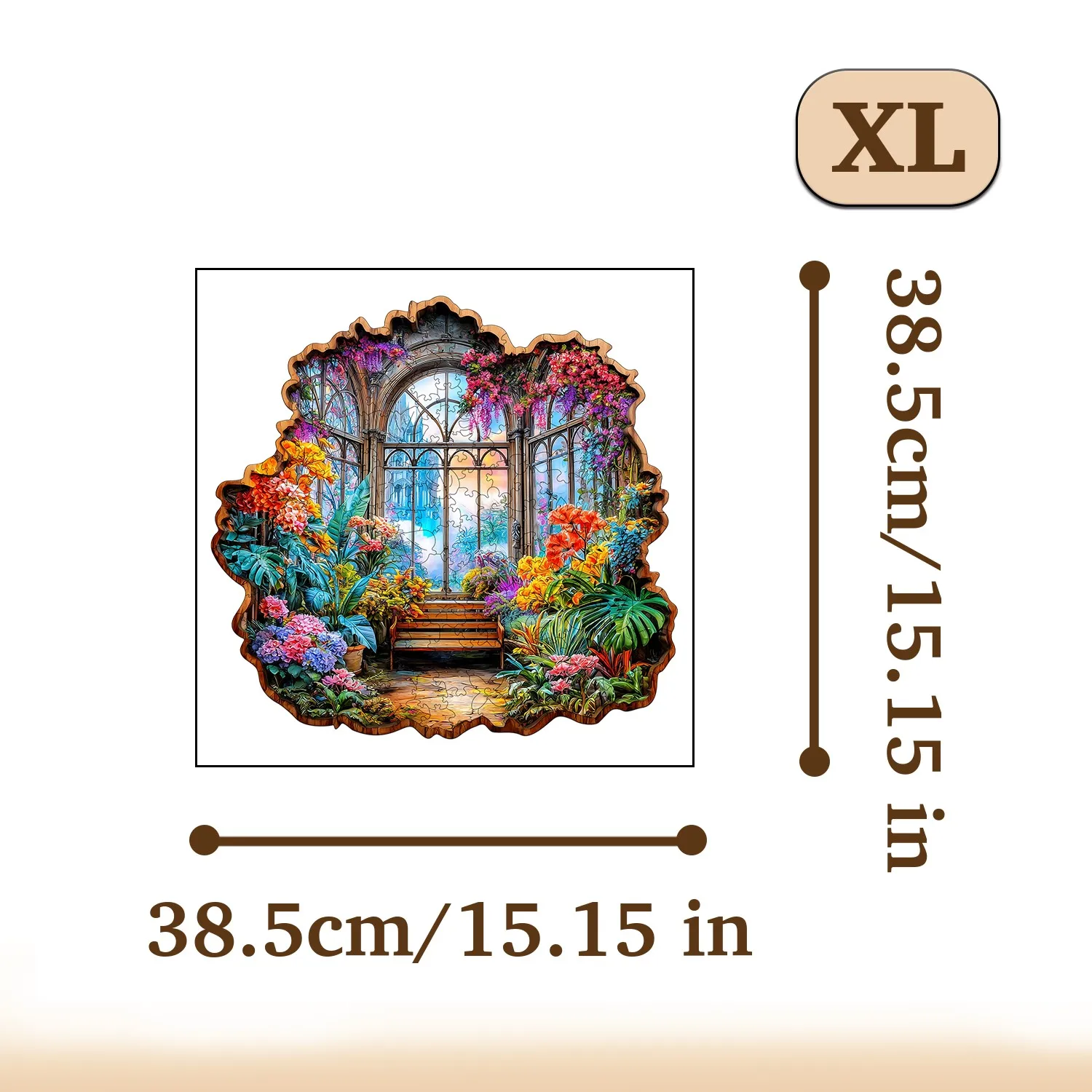ตัวเลือกสินค้า สวนเรือนกระจก ตัวต่อไม้ ฝึกสมองเด็ก