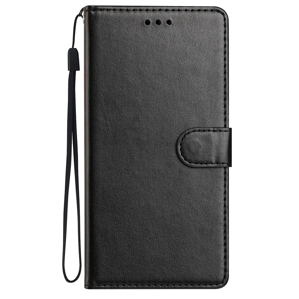 Magnetic Flip Leather Wallet Case with Card Holder and Stand – Anti-Fall Phone Cover