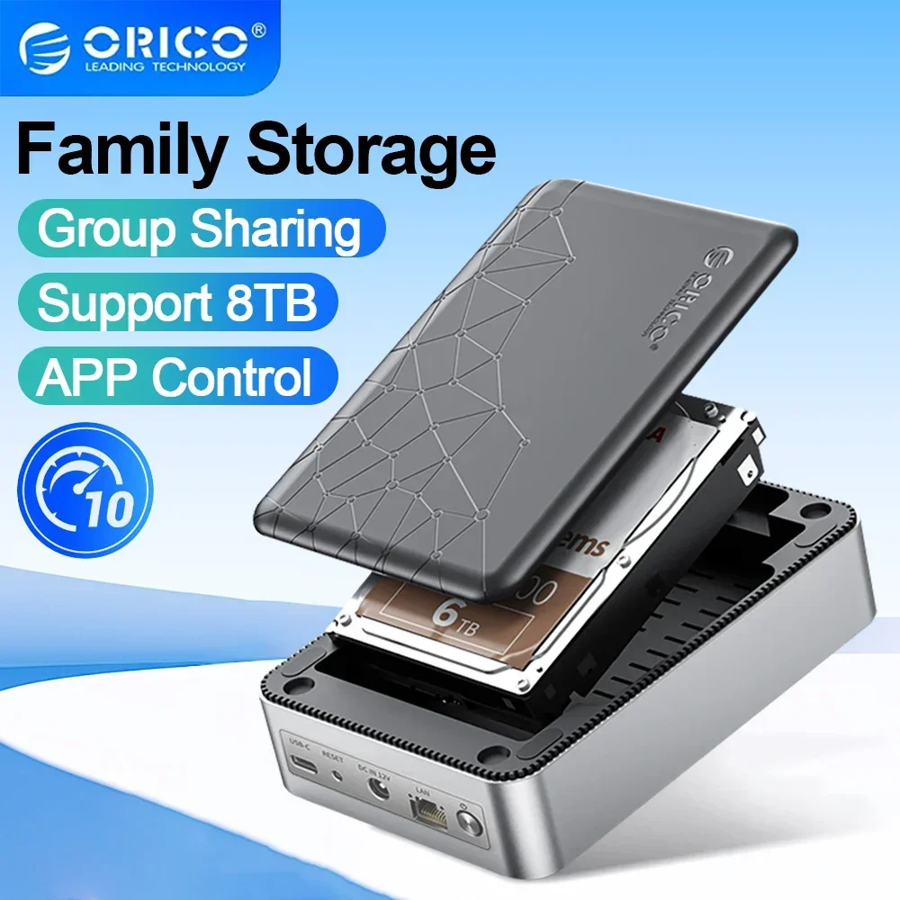 ORICO 2.5&quot; External Hd Type-C Port Super Speed NAS with 