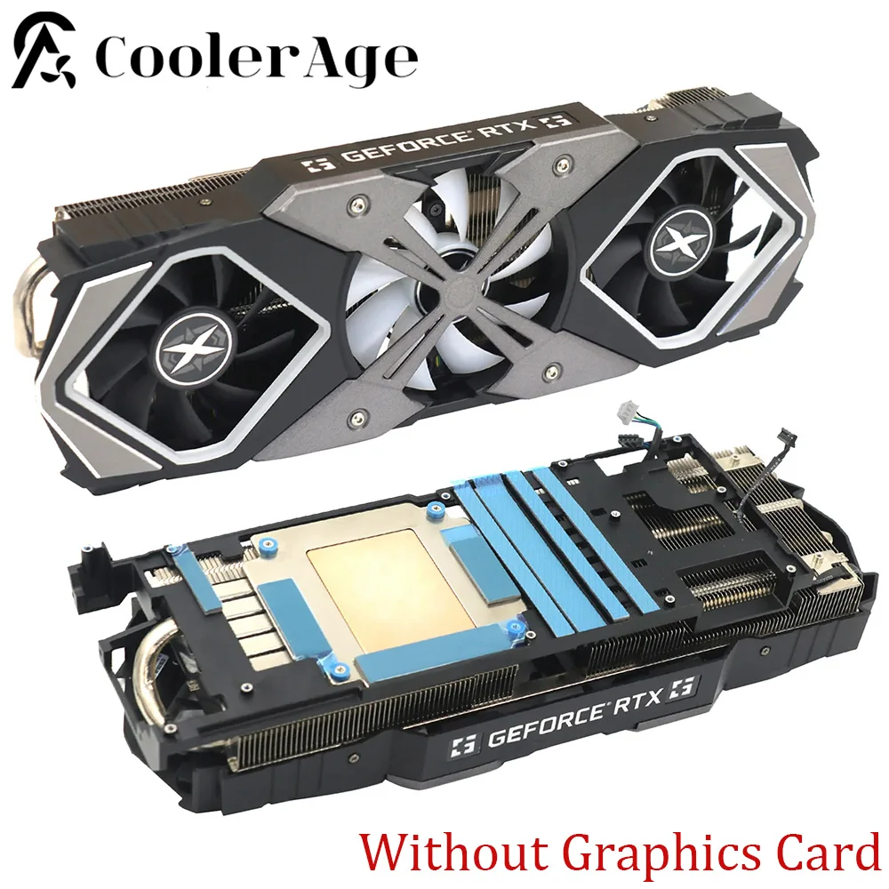 

RTX2080 RGB Video Card Heatsink For Gainward GeForce RTX 2080 Replacement Graphics Card GPU Heatsink with Backplane