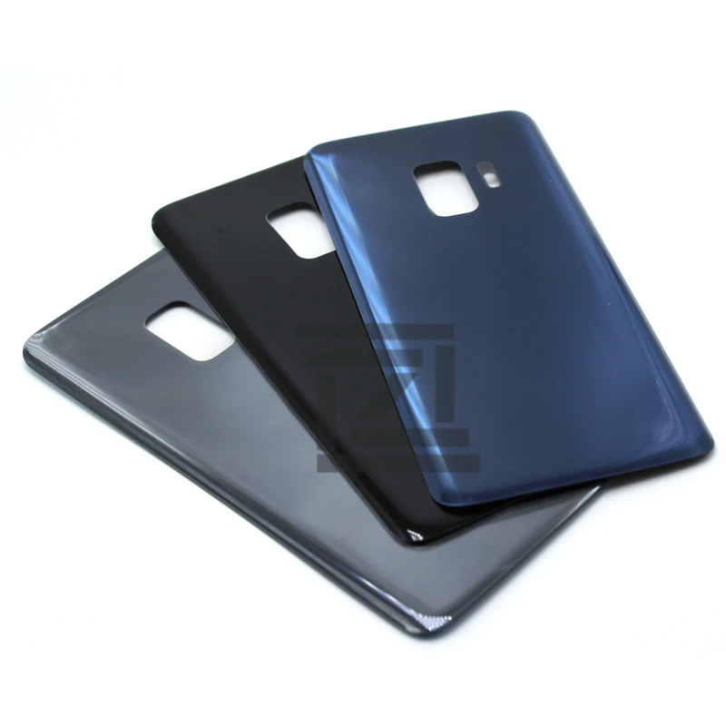 Phone Back Cover Glass Phone Back Cover Glass Battery Cover for Galaxy S9 G960 S9 Plus G965 Battery Back Cover for Samsung Galaxy Glass Rear Door Housing Cover Replacement Repair Parts