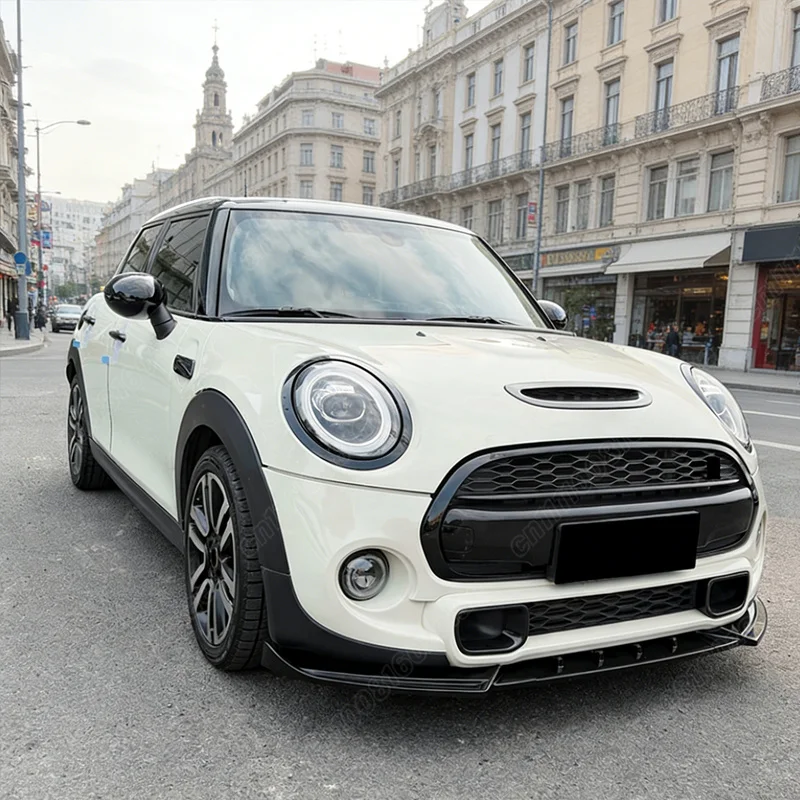 미니 쿠퍼 S JCW F55 F56 F57 2014 2015 2016 2017 2018 2019 2020 2021 자동차 프론트 범퍼 립 바디 개조 키트