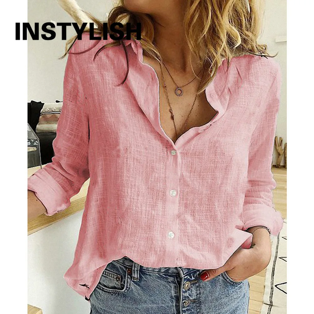 Elegant Cotton and Linen Vintage Oversized Tops Women Casual Long Sleeve Birds Print Loose Blouses and Shirts Streetwear Tunic