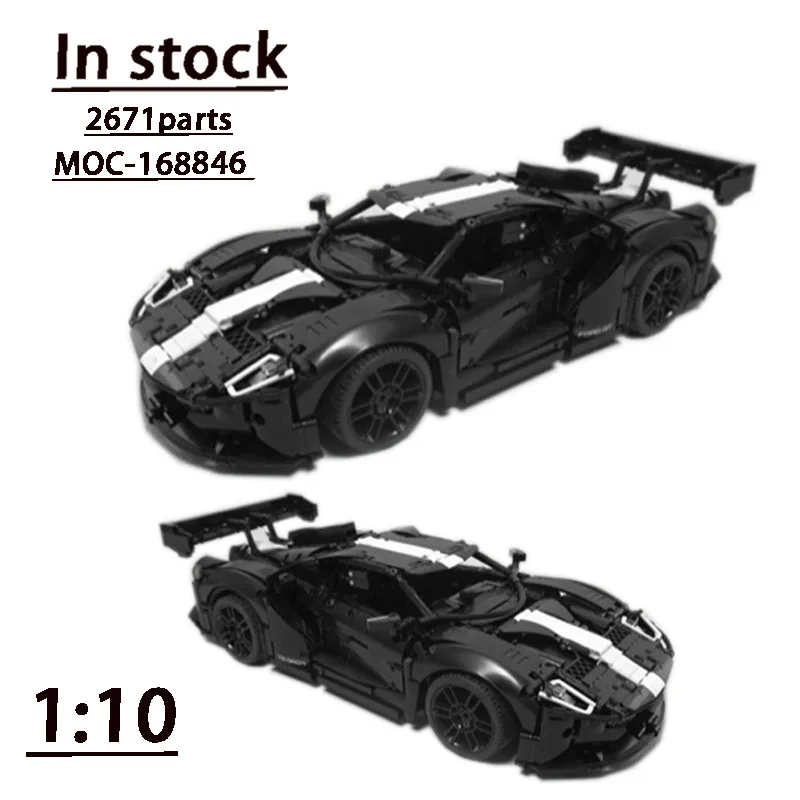 

New MOC-168846GT MK2 2020 Supercar 1:10 Assembly Stitching Building Block Model MOC Creative Building Blocks Kids Toy Gift