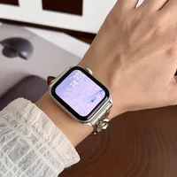 Bracelet à anneaux pour Apple Watch, adapté aux tailles 38-49 mm, compatible avec les séries IWatch S11-1 SE Ultra (montre non incluse) 5