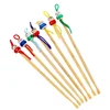 12 Pcs Wooden Ear Pick Wax Accessory Cartoon Remover Cleaner Picker Detergent Natural Supply 4