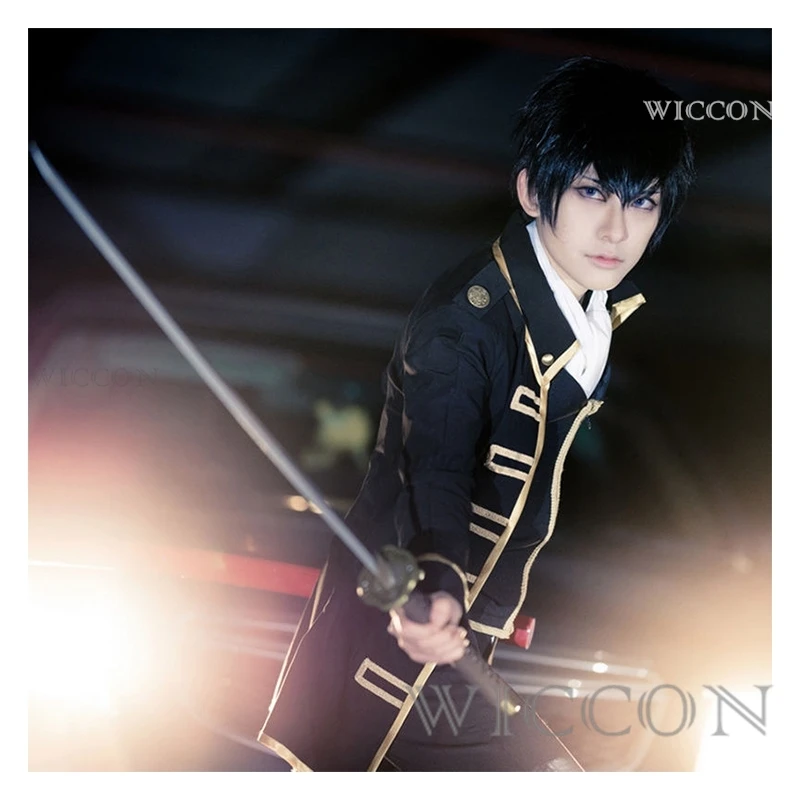 

Anime GINTAMA COS Anime Cosplay Hijikata Toushirou Halloween Party Cos High Quality Student Uniform Costume Shin Sen Gu