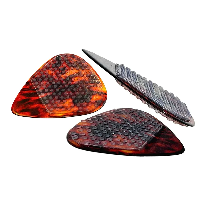 16PCS Guitar Pick Grips Non-Slip Sticky Silicone Guitar Pick Adhesive Grips Washable Stickers