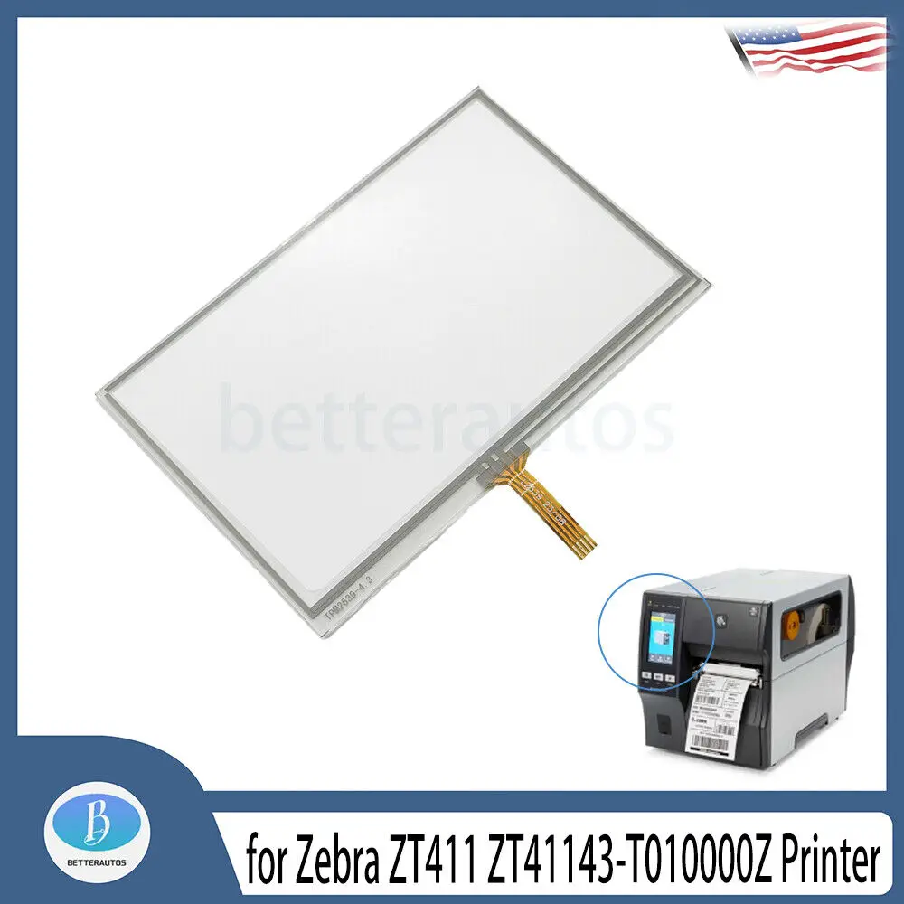 

Стеклянный сенсорный экран для Zebra ZT411 ZT41143-T010000Z Printer, Новинка