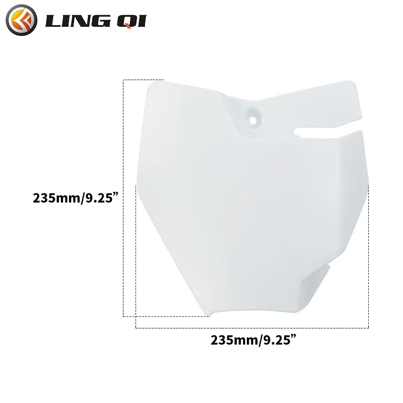 Motorcycle KT 65 Front Number Plate Plastic Dust Fender Cover For KT65 Motocross Dirt Pit Bike Accessories