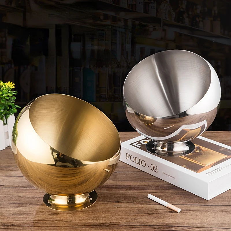 

Stainless Steel Ashtray Windproof Multifunctional Household Ashtray Ash Tray