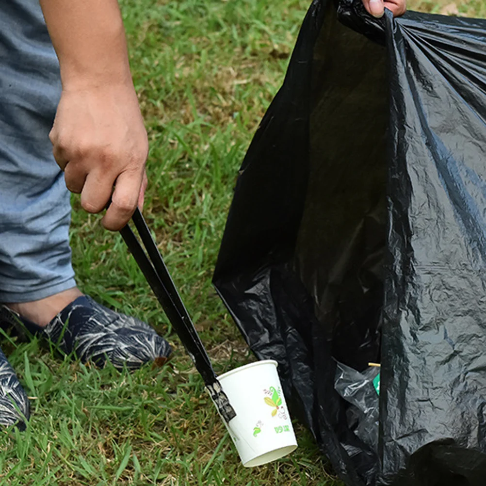 

5 Pcs Lengthen Outdoor Barbecue Supplies Picnic Accessories Charcoal Tongs Grilling 5pcs Fruit Appetizers Metal Tools