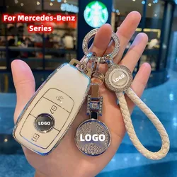 New TPU For Mercedes-Benz Key Case C-class E-class GLC300L Package E300l/E260/E350 Case A200 180L Car Key Case Cover Bag