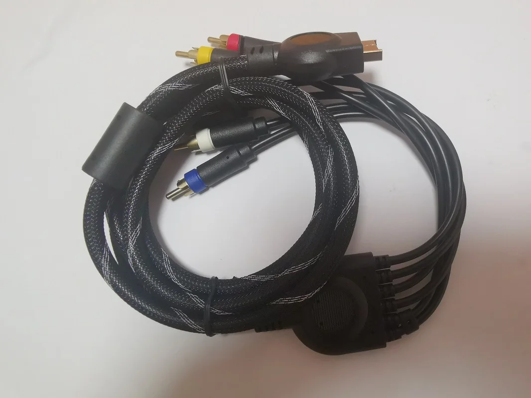 Cavo Av Component Per Ps2 / Ps3 / Ps3 Slim Hd Multi Out Cavo Audio Video Rca Composito Per Sony Playstation Ps3 (6 Piedi)