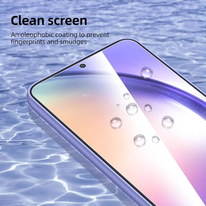 5Pcs Screen Protector for Samsung Galaxy A55 A54 A13 A53 A52 A12 A22 A33 A32 A51 A52S A35 A72 A71 A14 S10E S20FE Tempered Glass