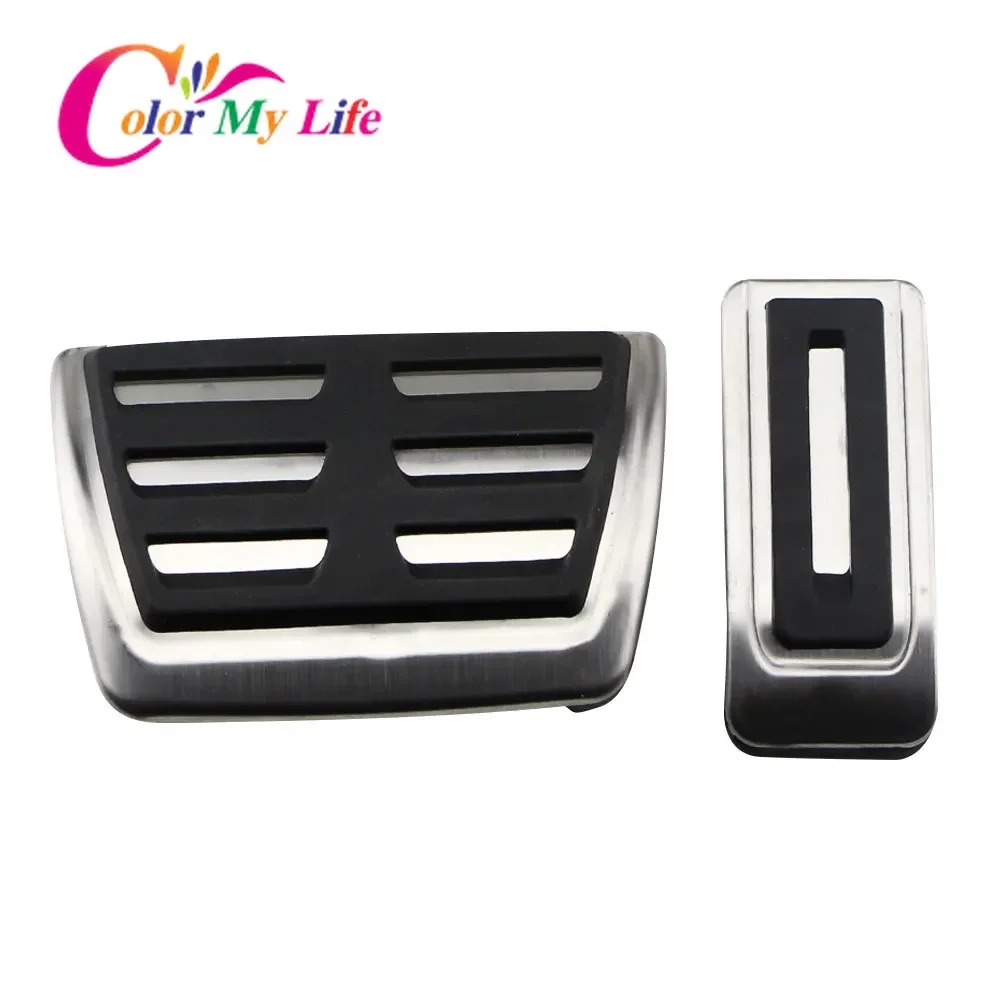 Stainless Steel Car Pedals Kit for Volkswagen VW Multivan T5 T6 Caravelle T6 Gas Brake Pedal Protection Cover