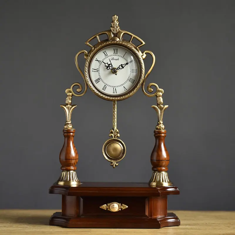UniqueVintageTableClockRomanFashionPremiumGoldLivingRoomDigitalClockDesignNordicOrologioDaPareteRoomDecor-AliExpress