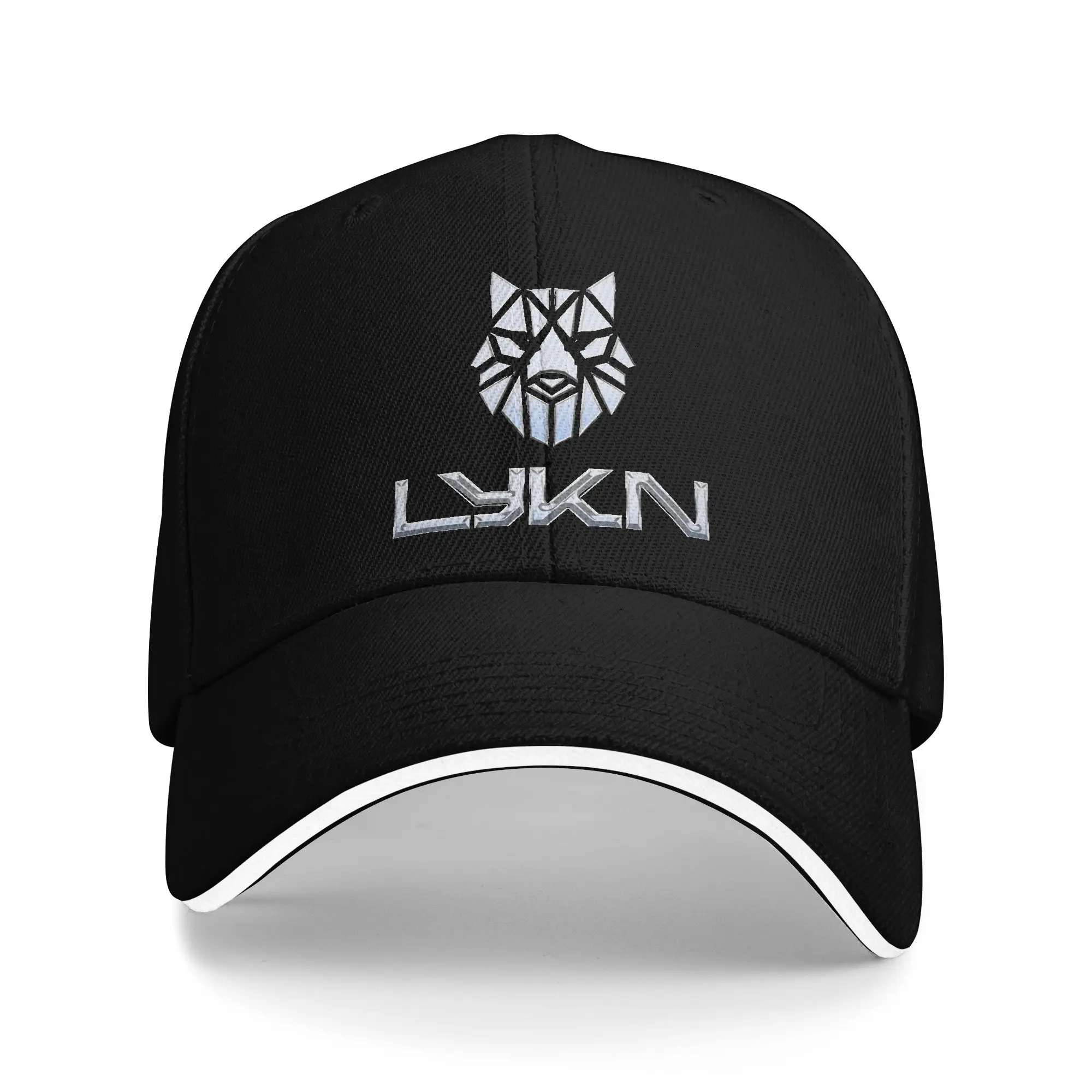 LYKN Lykyou Logo Baseball Cap Hip Hop Sandwich Hat Unisex Polyester Dad Hat Outdoor
