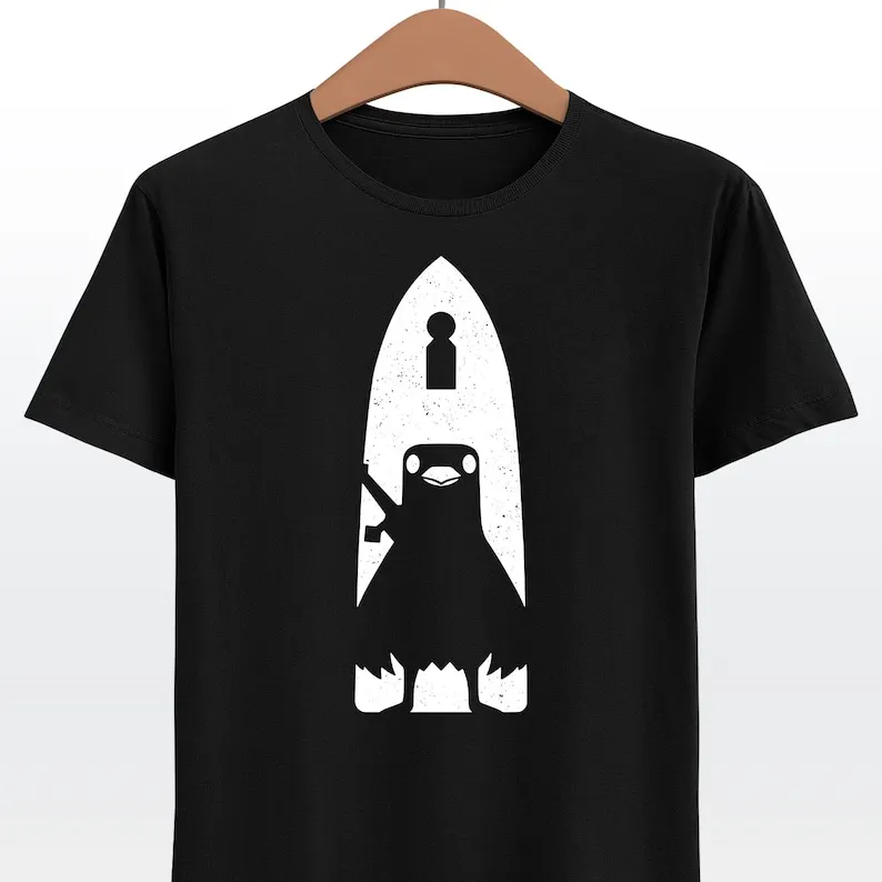 

Crow at the Door T-shirt - Death's Door Shirt