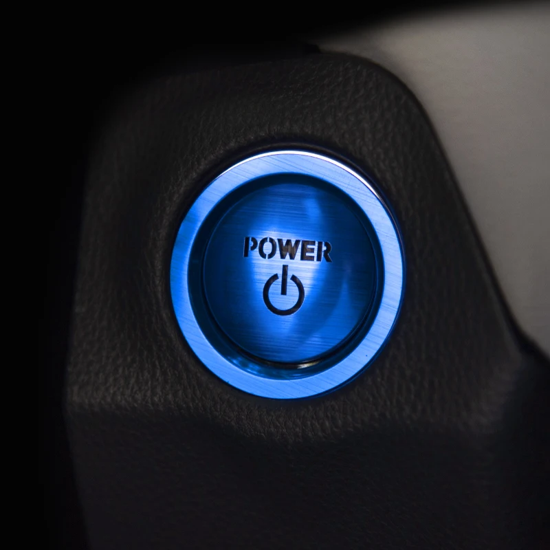 Hybrid Car Engine Start/Stop Button Ring Cover Circle Case