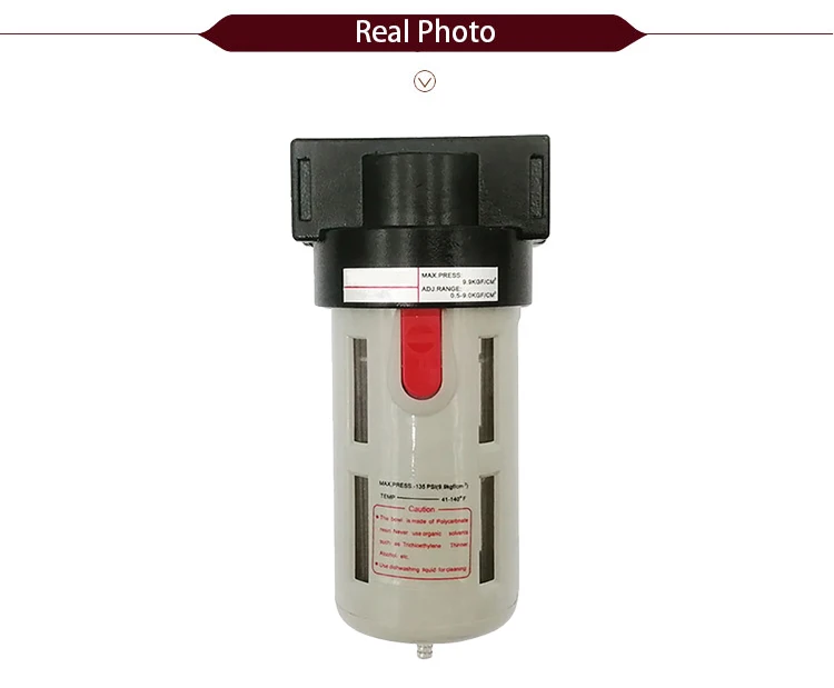 Ar Fonte Tratamento Pneumático Compressor Filtro, Separador