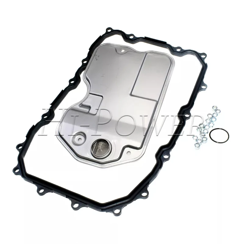 New Auto Transmission Gearbox Oil Filter 95530740300 1001370002& Gasket Of Oil Pan 09D325429 For Cayenne Porsche VW Touareg Audi