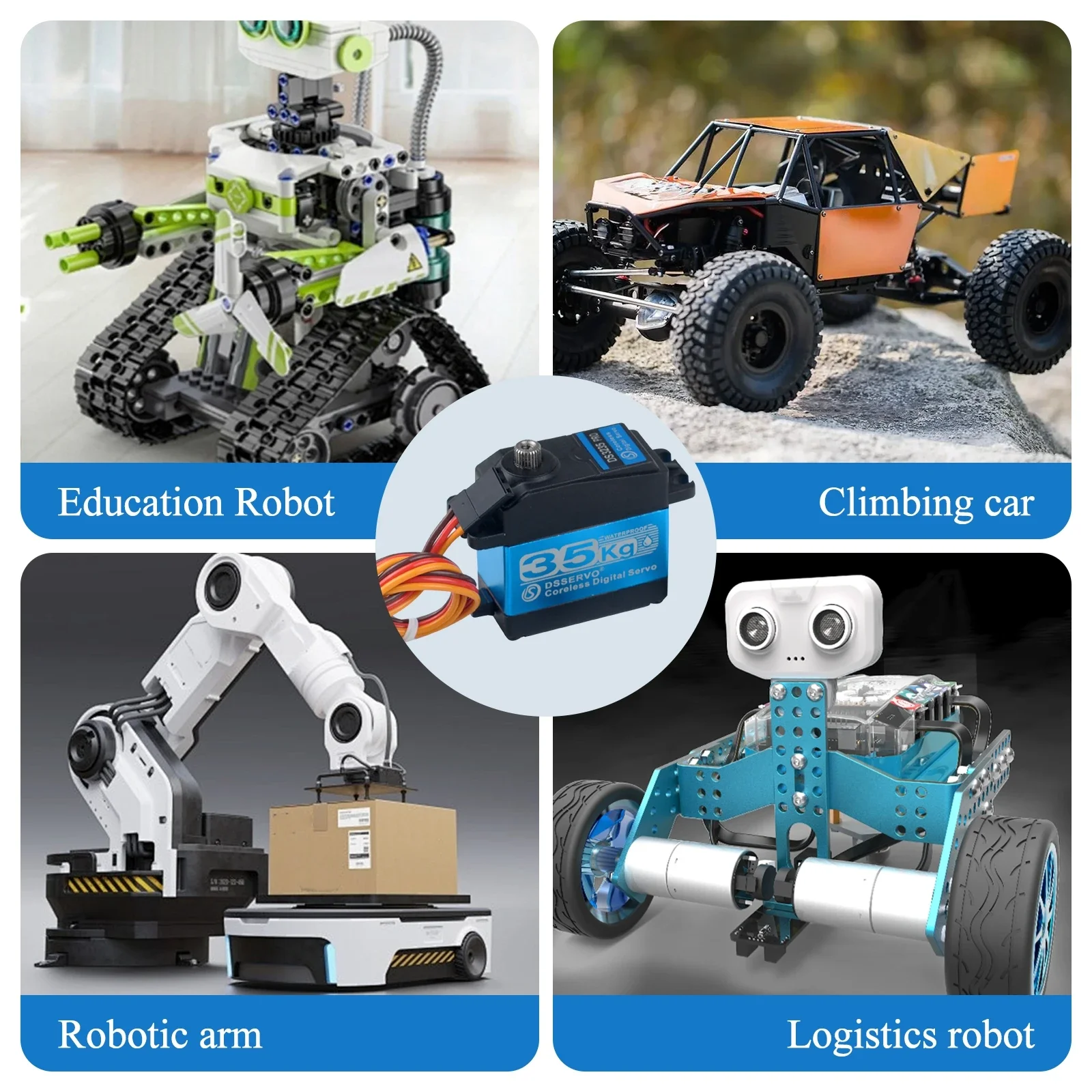 DS3235 PRO DS3245 Coreless Digital Metal Robotic Servo 35KG 45KG