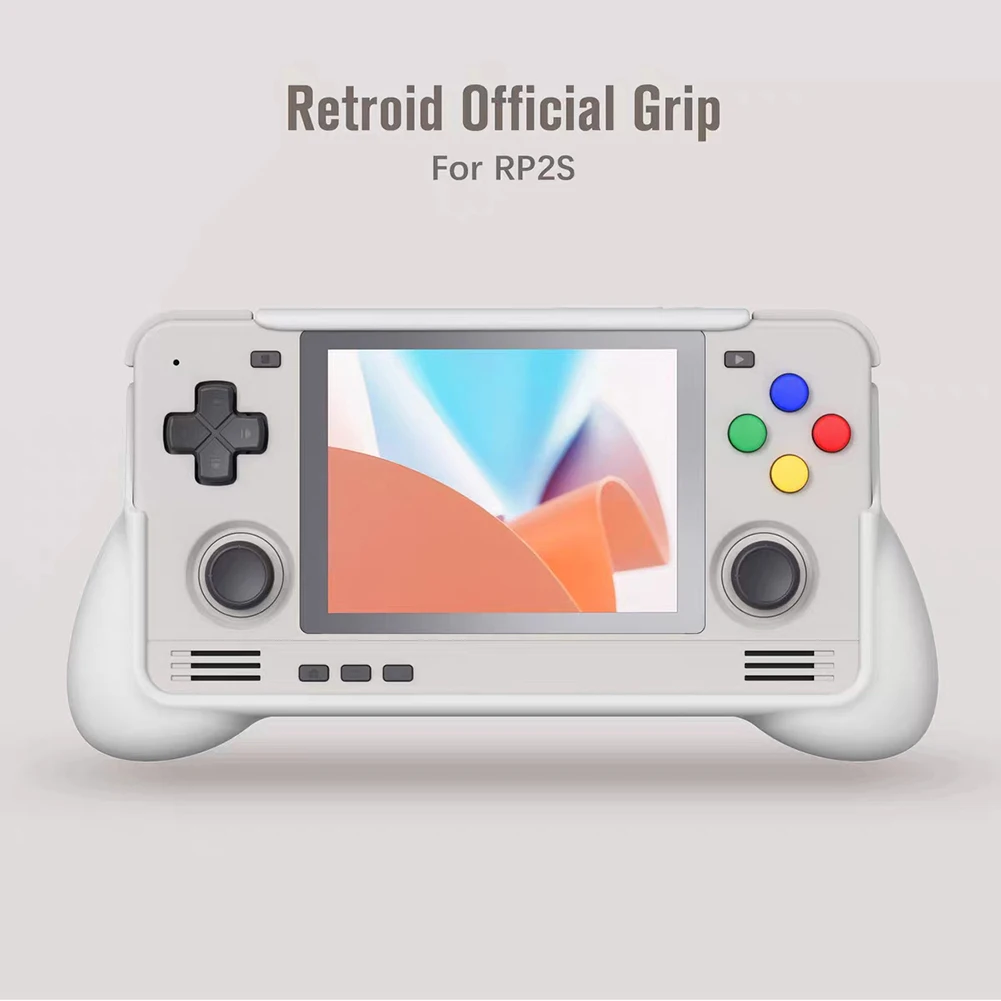 Retroid Pocket 2S 그립 인체공학적 수정 그립 스탠드 홀더 미끄럼 방지 TPU 핸들 게임 그립 게임패드 RP2S용 보호 쉘
