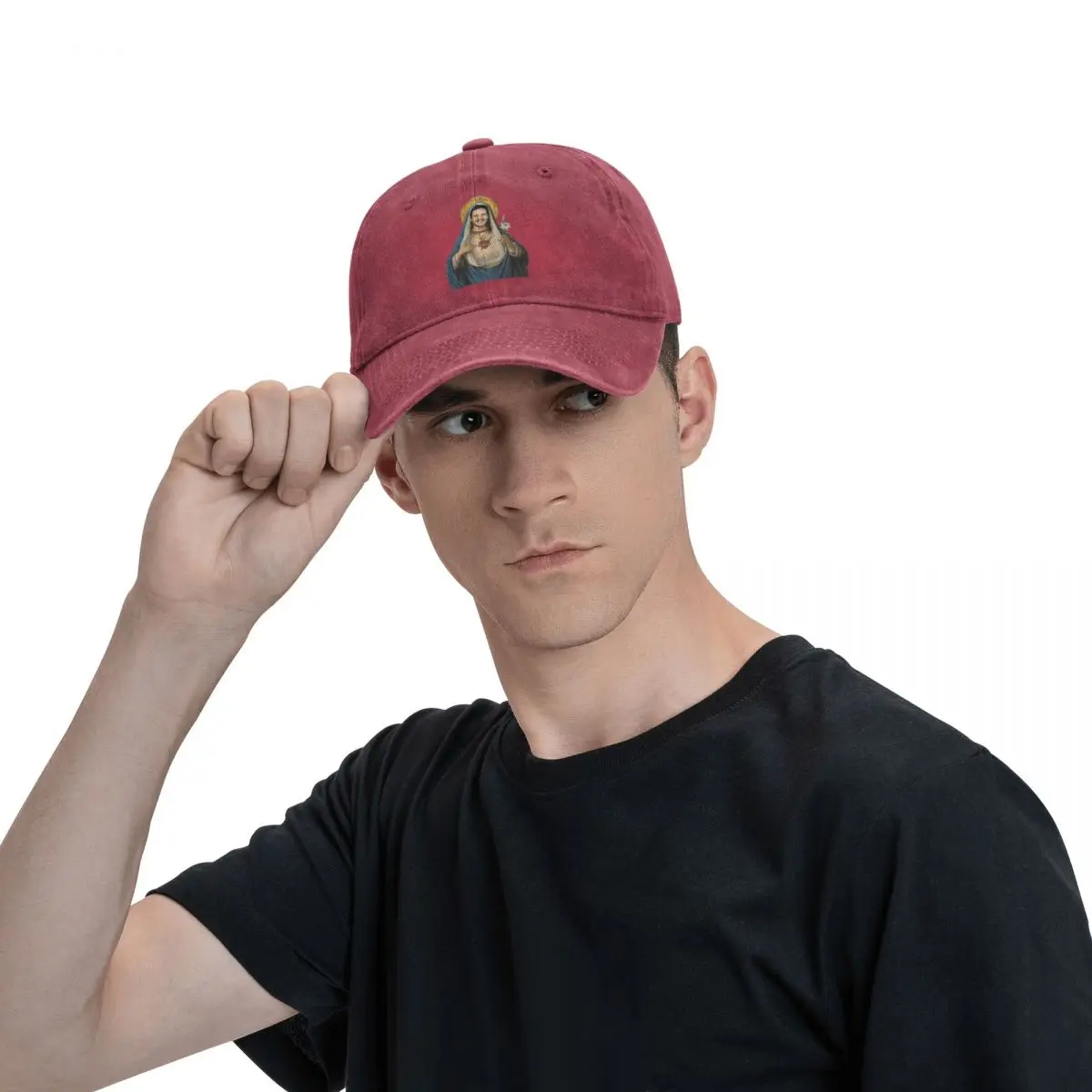 Sacred Heart Baseball Cap Men Hats Women Visor Protection Snapback Pedro Pascal American Actors Caps