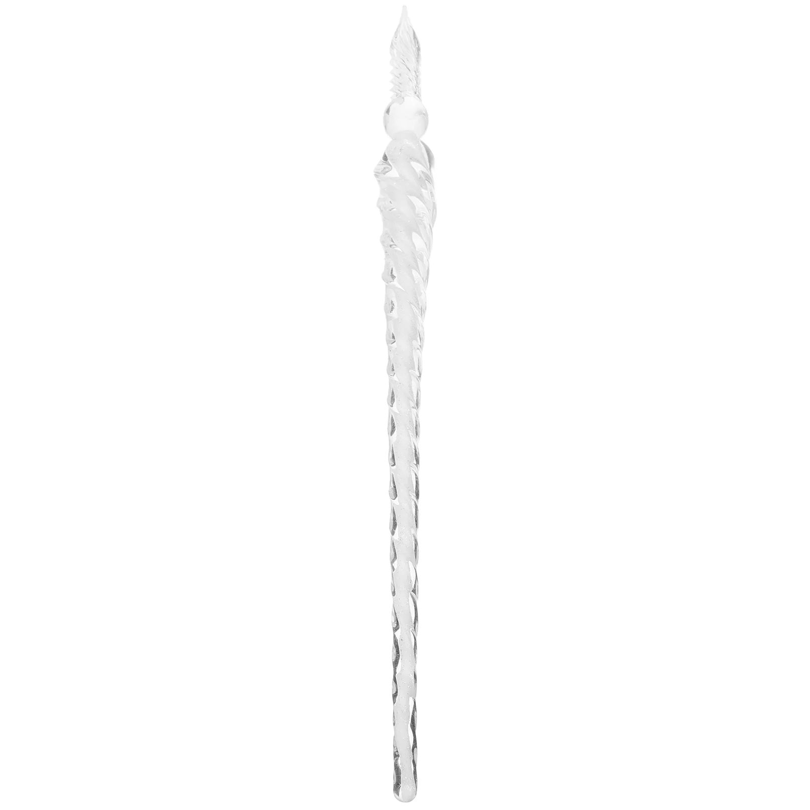 

Glass Pen Dipped in Water Convenient Vintage Decor Crystal Decorative Creative Signature Portable