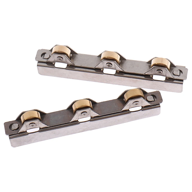 Sliding Door Rollers 1PC 8/10mm Glass Sliding Door Roller Clamp Stainless Steel Wheel Pulley Rollers For Bathroom Door Shop Wine Cabinet sliding door rollers