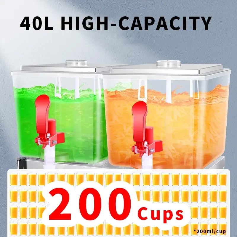 Heavybao 20L Single Tank Cold Beverage Dispenser Electric Mini Juice Mixed Drink Machines 3