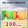 Heavybao 20L Single Tank Cold Beverage Dispenser Electric Mini Juice Mixed Drink Machines 3