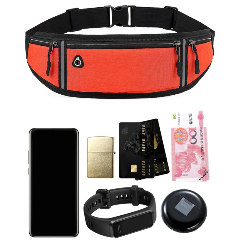 Sports Fanny Pack Leisure Travel Function Belt Outdoor Waterproof Invisible Mini Fanny Pack Lightweight Crossbody Bag