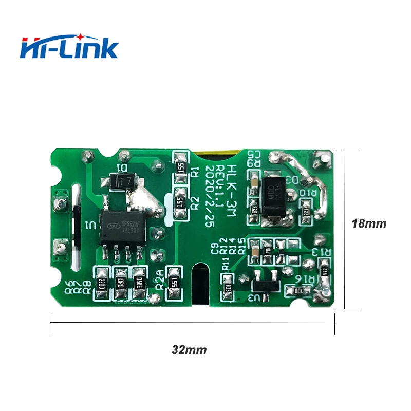 초소형 HLK-PM01 오픈 프레임 HLK-PM01L, 쉘 없는 스위칭 전원 모듈 HLK-PM01, AC DC 220V 5V, 600mA, 3W, 무료 배송