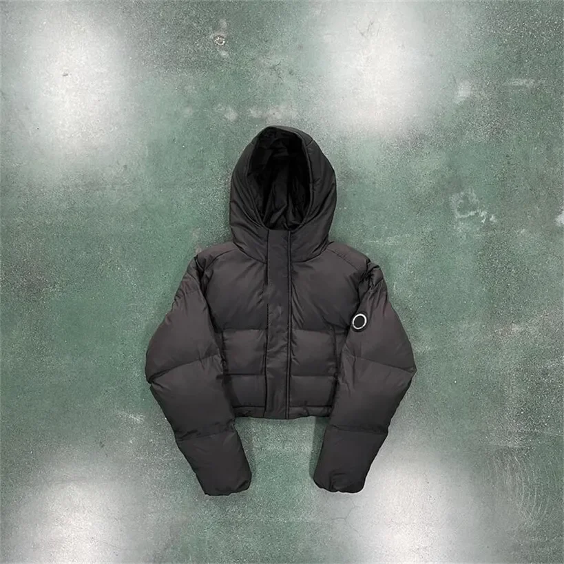 Irongate detachable hooded puffer jacket ice blue Clearance