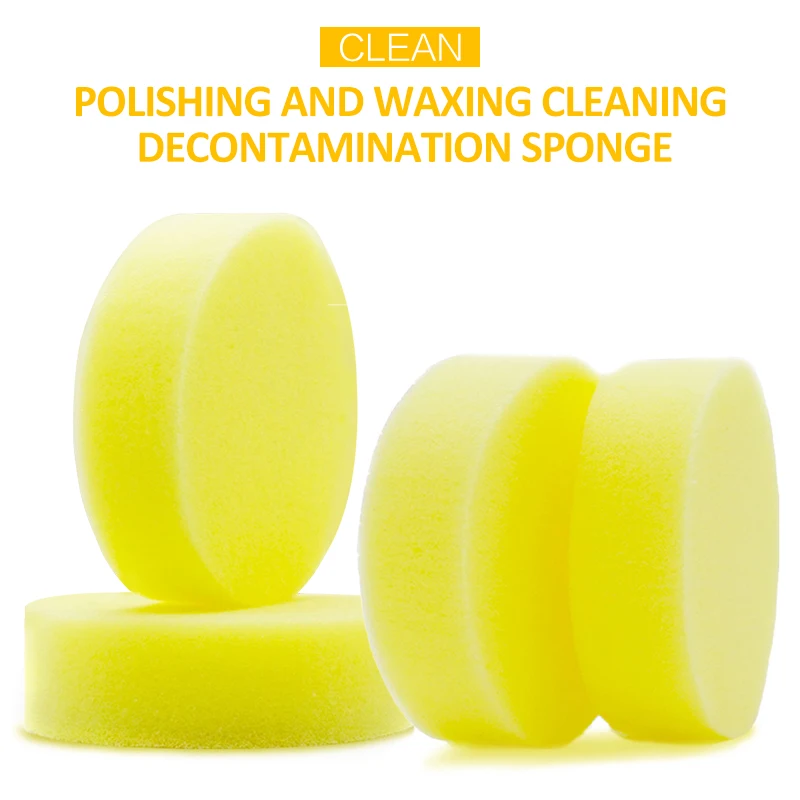 Shoes Shine Sponge Waxing Polishing Sponge Coat Brush Car Seat Cleaning Wipe Home Furniture Brush Kitchen Foaming Clean Gadget 5