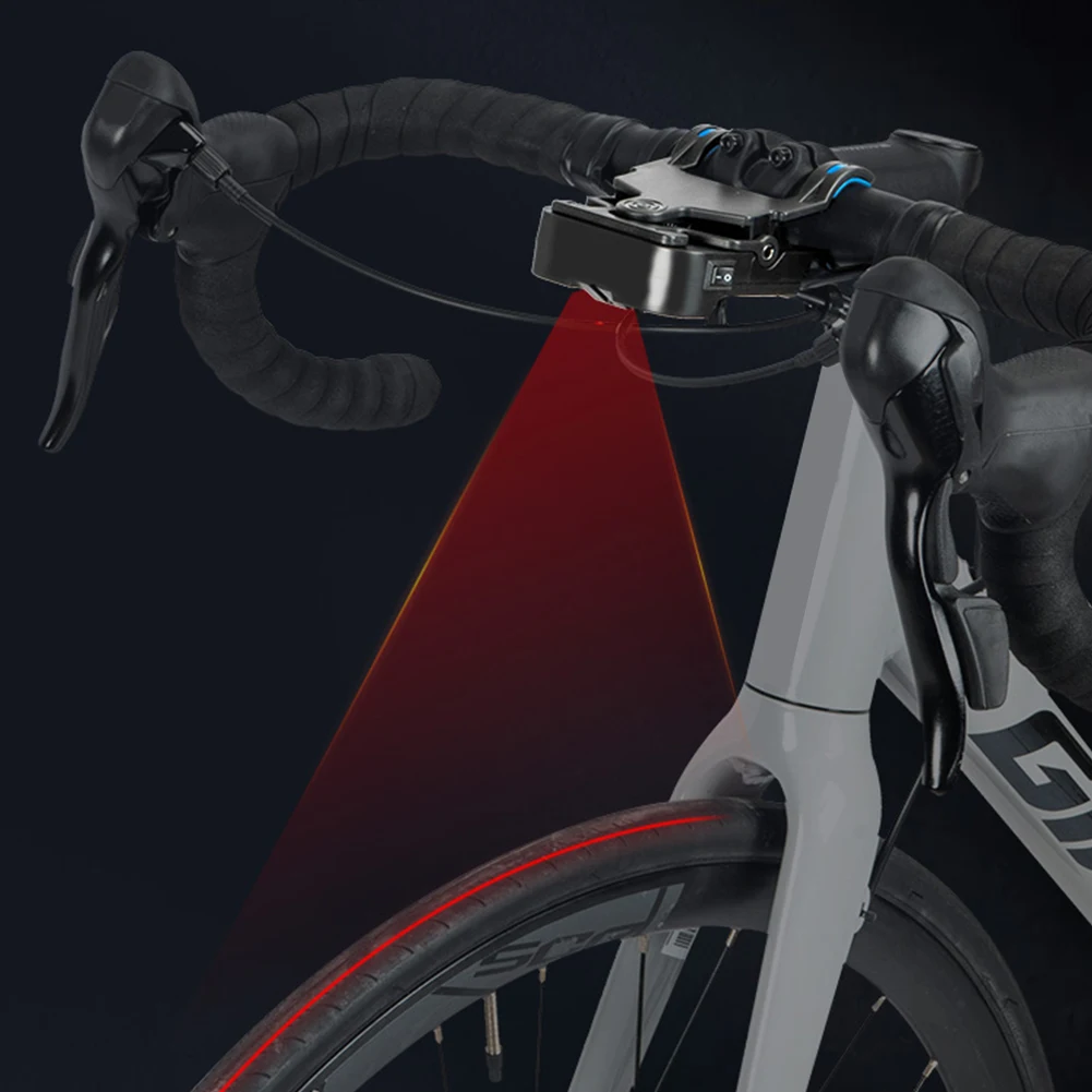 Bike Seat Calibrator Bicycle Handlebar Laser Aligner Seat Center Adjuster 180mAh Bicycle Maintenance Tools