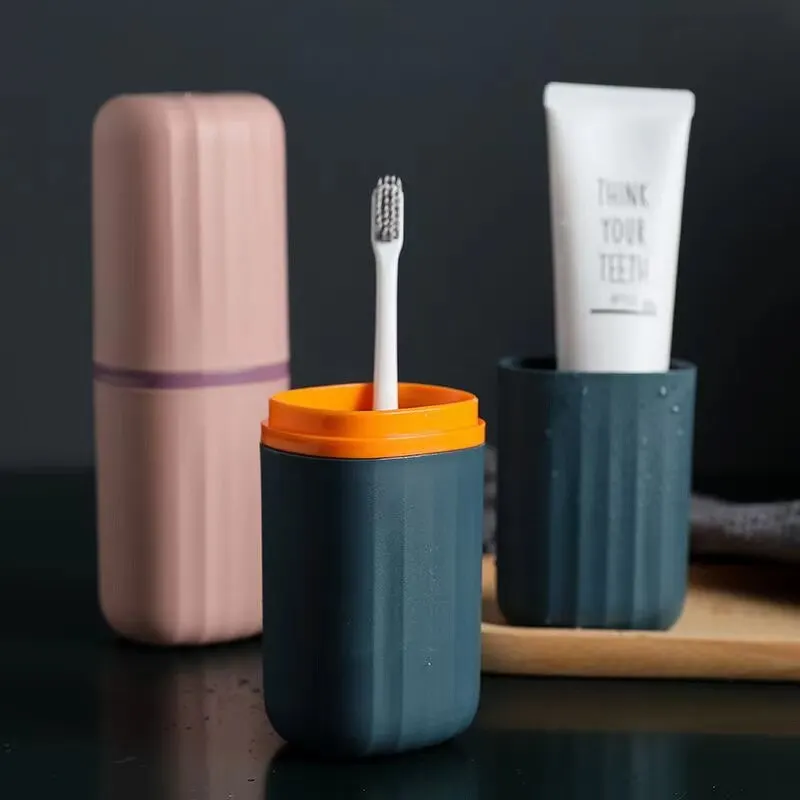 Simple Travel Toothbrush Toothpaste Storage Box Portable Set
