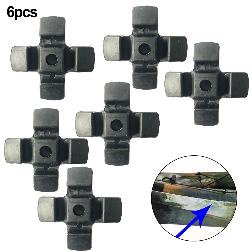 

Kayak Square Buckle Deck Guide Rope Used For Fixing And Guiding The Rope Part Accessories 45mm Plastic Brand New