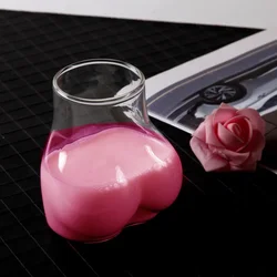 Big Ass Funny Creative Crystal Glass Wine Glasses Flat Red Wine Champagne Drink Cups
