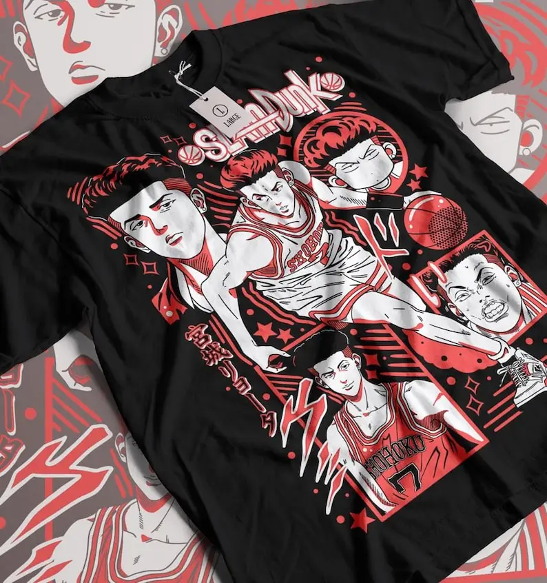 

Unisex Tshirt, Sport 90s Anime Lovers, Basketball Anime Tshirt, Otaku Ropa, Graphic Anime Unisex Shirt
