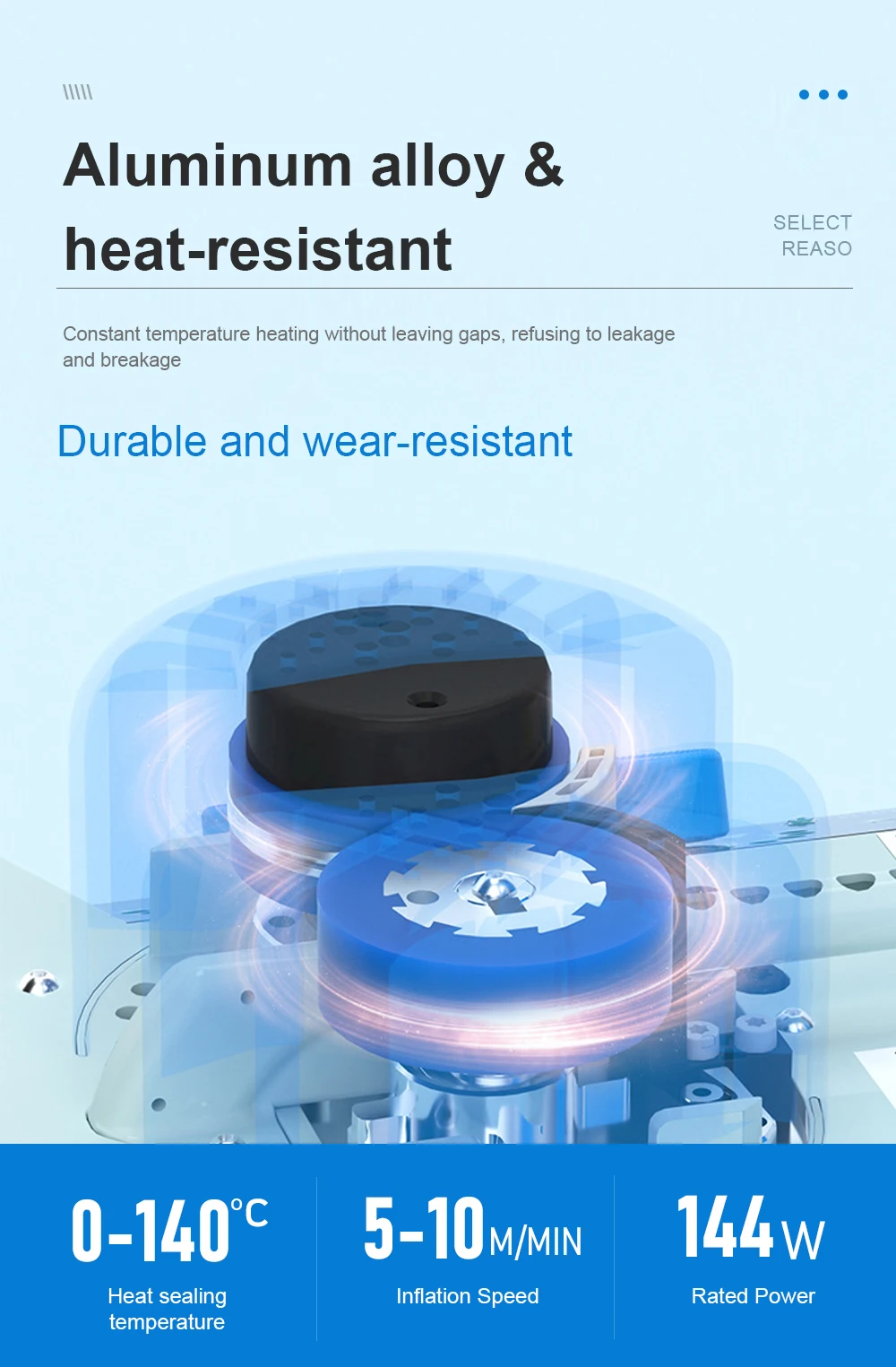 Fully Automatic Air Cushion Machine T30 Inflator Portable Bubble Pillow Inflator