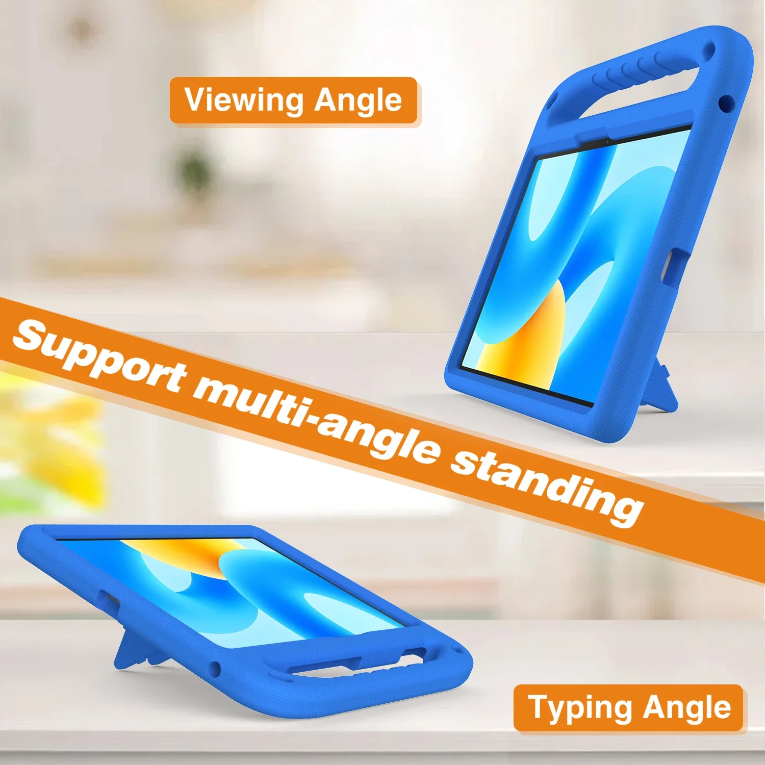 Durable Kids EVA Tablet Case with Handle and Stand