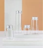 1pc  5/6/8/10/14/20/25ml Glass Clear Empty Seal Bottles Solid Powder Medicine Pill Vial Container Reagent Packing Bottle 1