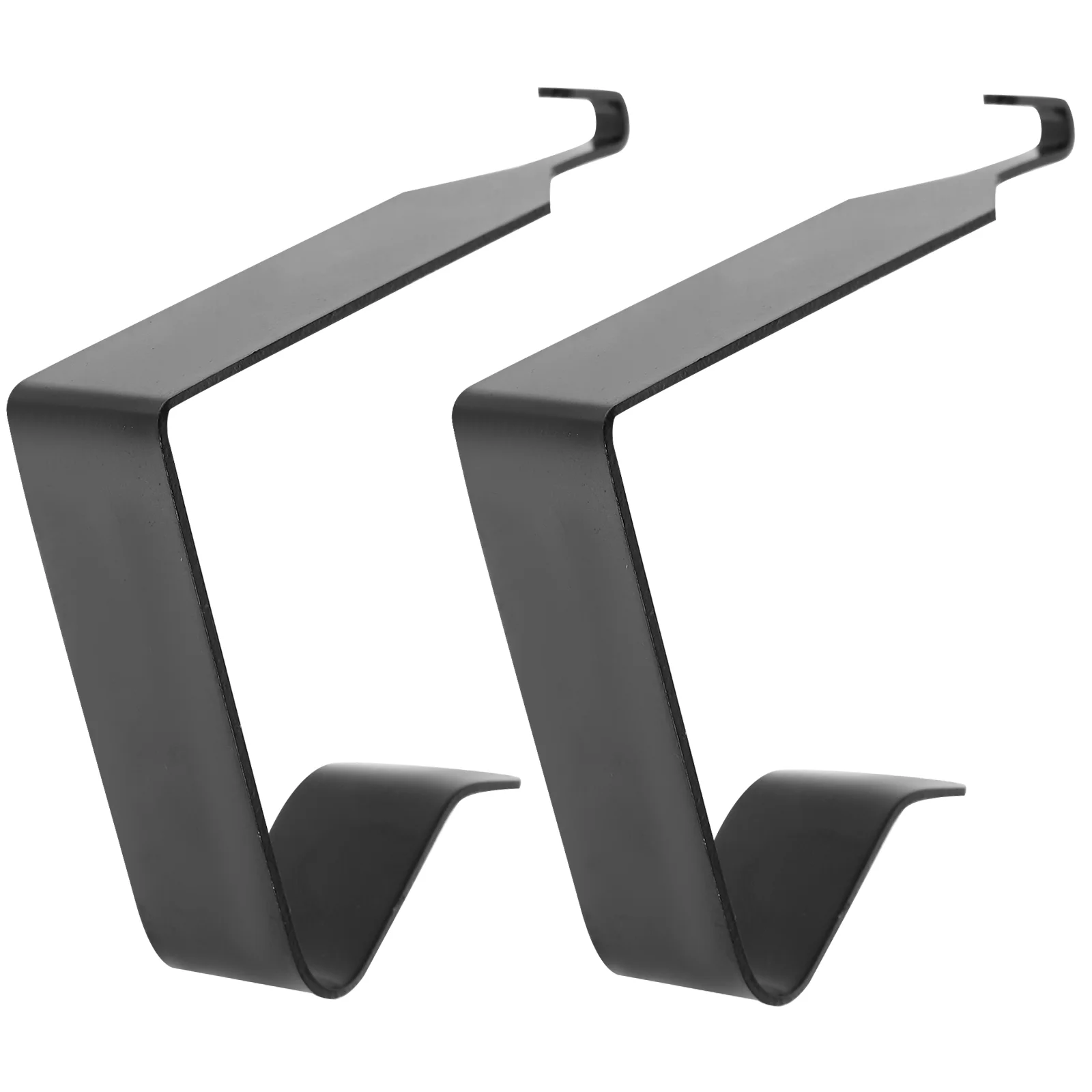 

2 Pcs Closet Hook Door Back Metal Mirror Coat Hooks Bathroom for Towels Hat over Shower Hangers