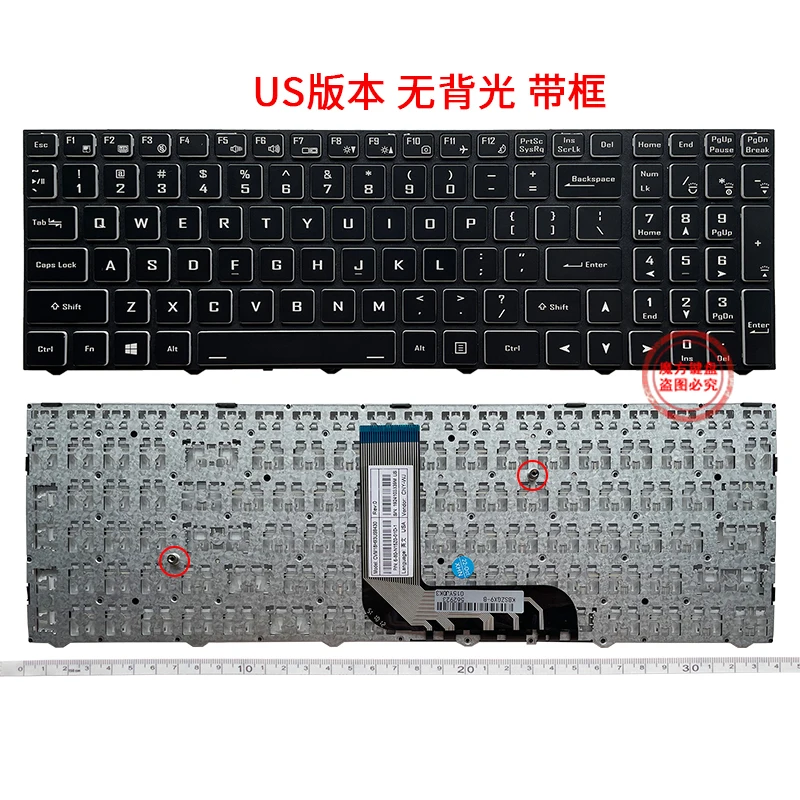 US-Laptop-Tastatur für Clevo N250 N650 N850 N950 N750 N957 PA70 P950 N857 N855 N960 G10-CU7PF